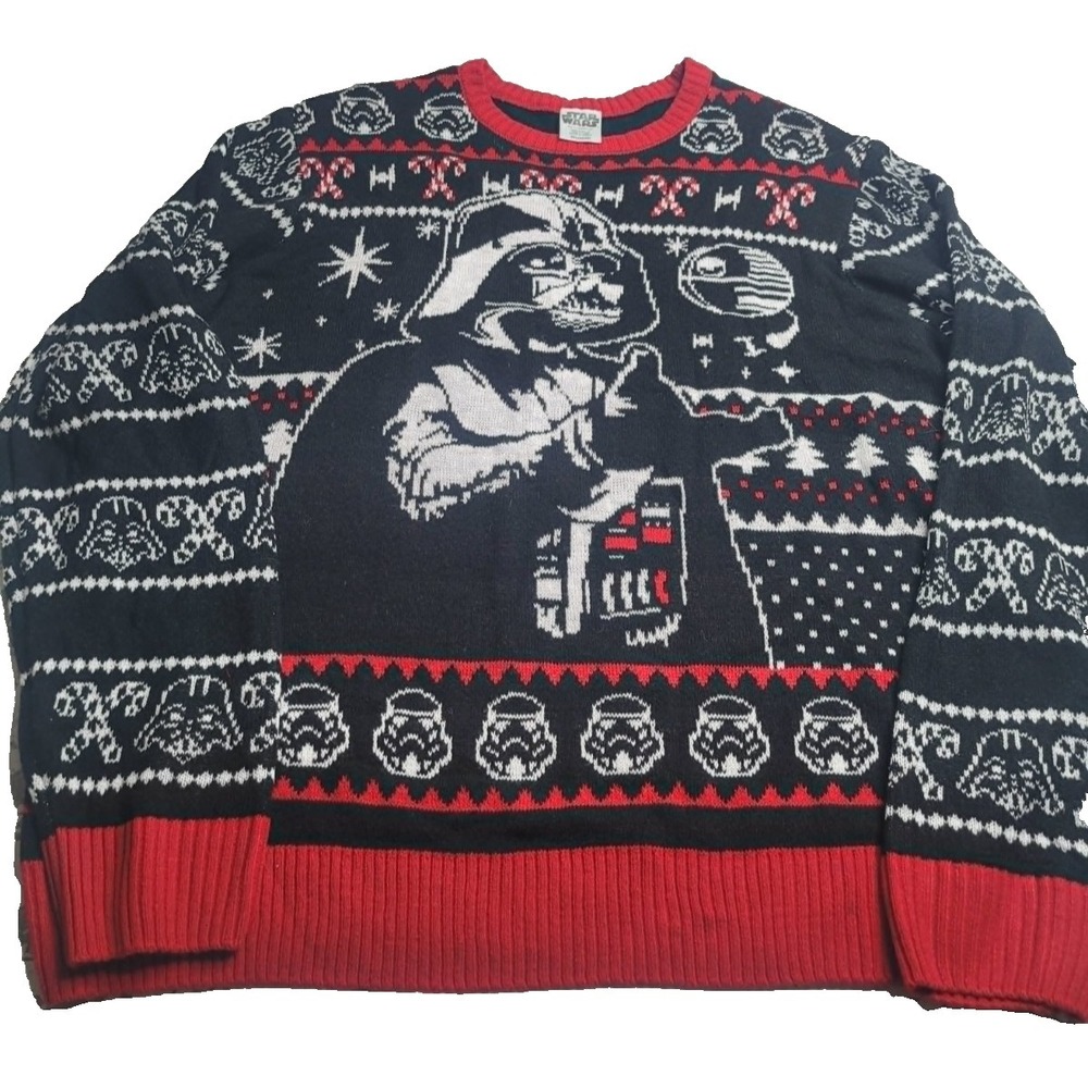 Star‎ Wars Darth Vader Merry Sithmas Ugly Christmas Sweater Men's 3XL (54-56)